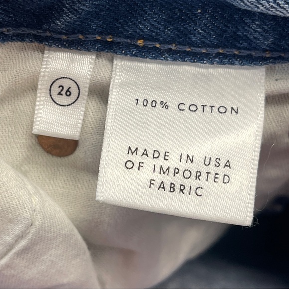 GRLFRND Helena distressed straight leg high waist jeans in Ready To Go - Picture 5 of 13